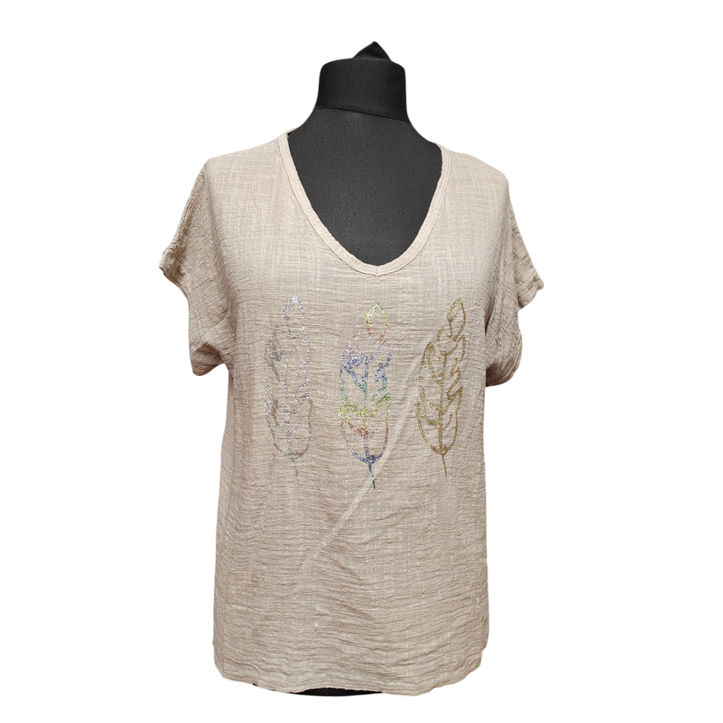 TINO (TOP PLUME DORÉ)