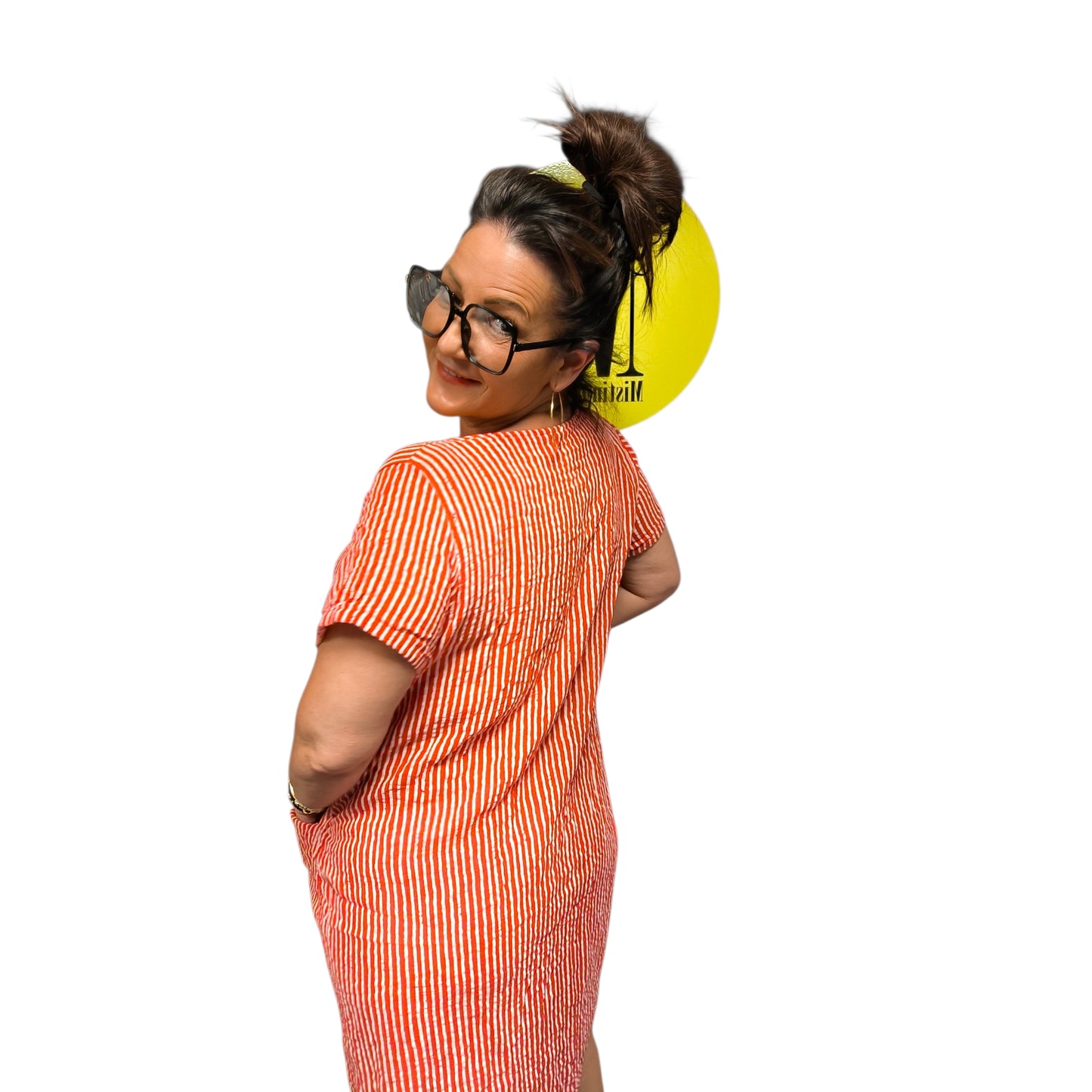 Oline (robe droite poche)