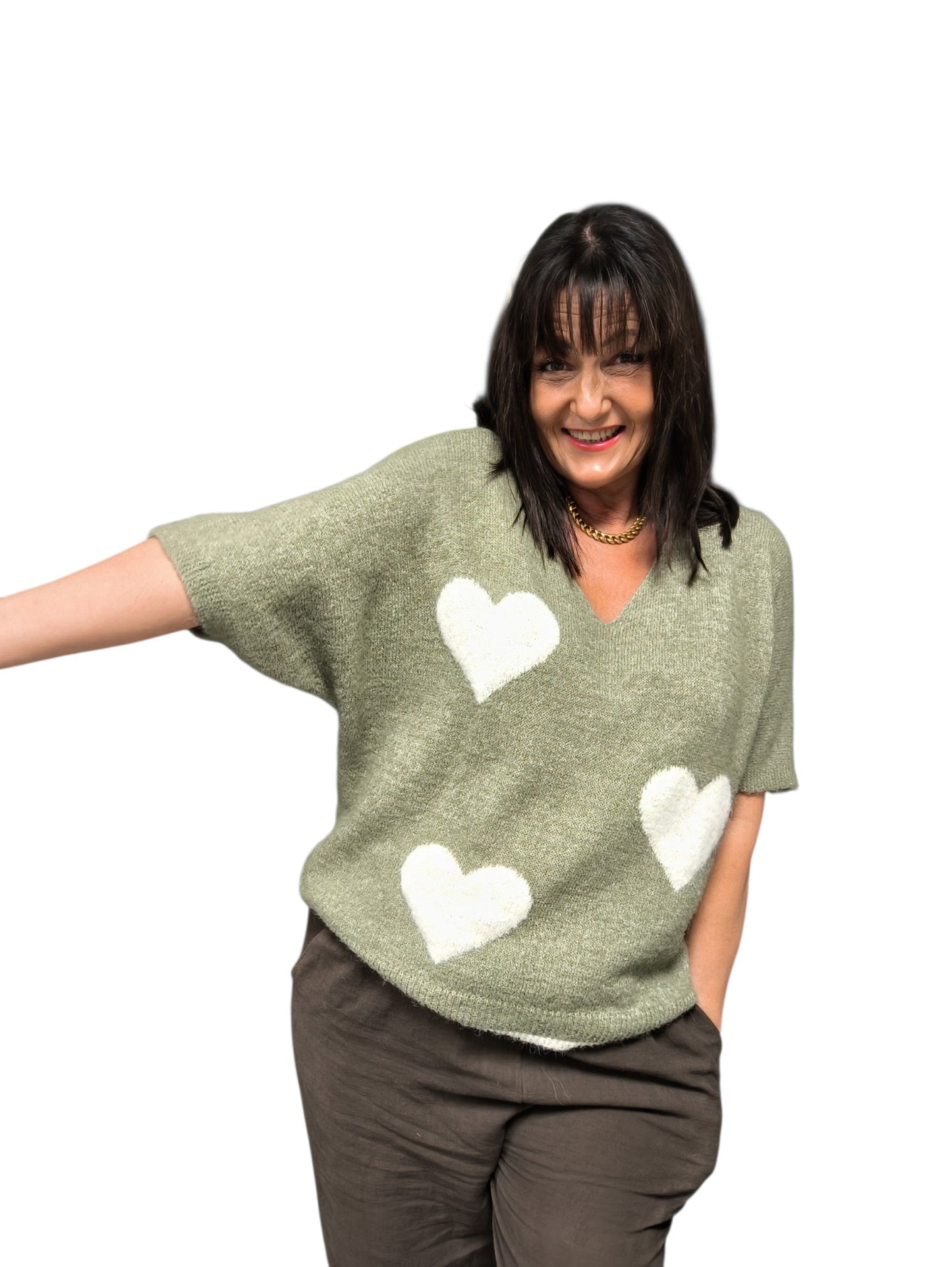 Amour (Pull manche 3/4)