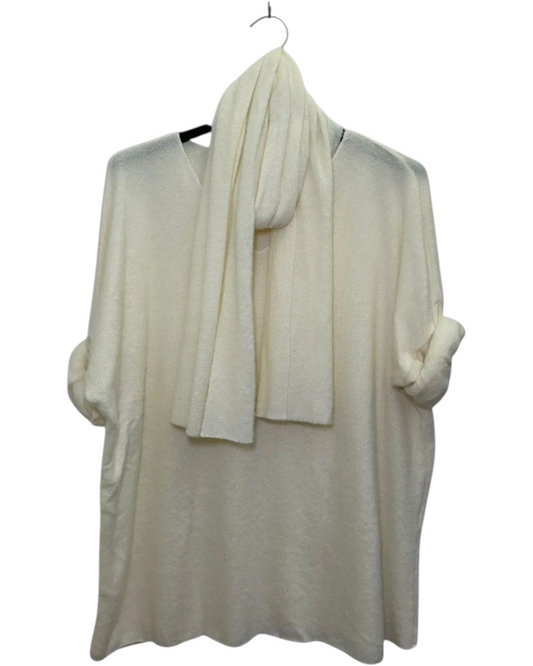 LOLIE (PULL TOUT DOUX) AVEC ĂCHARPE