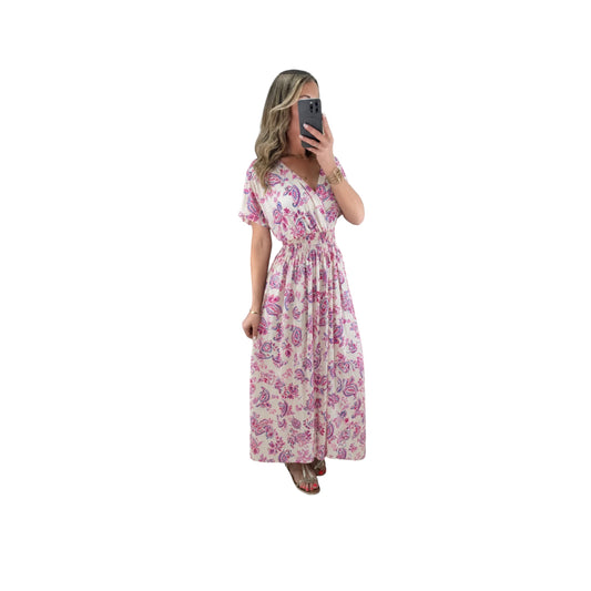ANGÈLE (ROBE LONGUE MAGIQUE bout de manche)