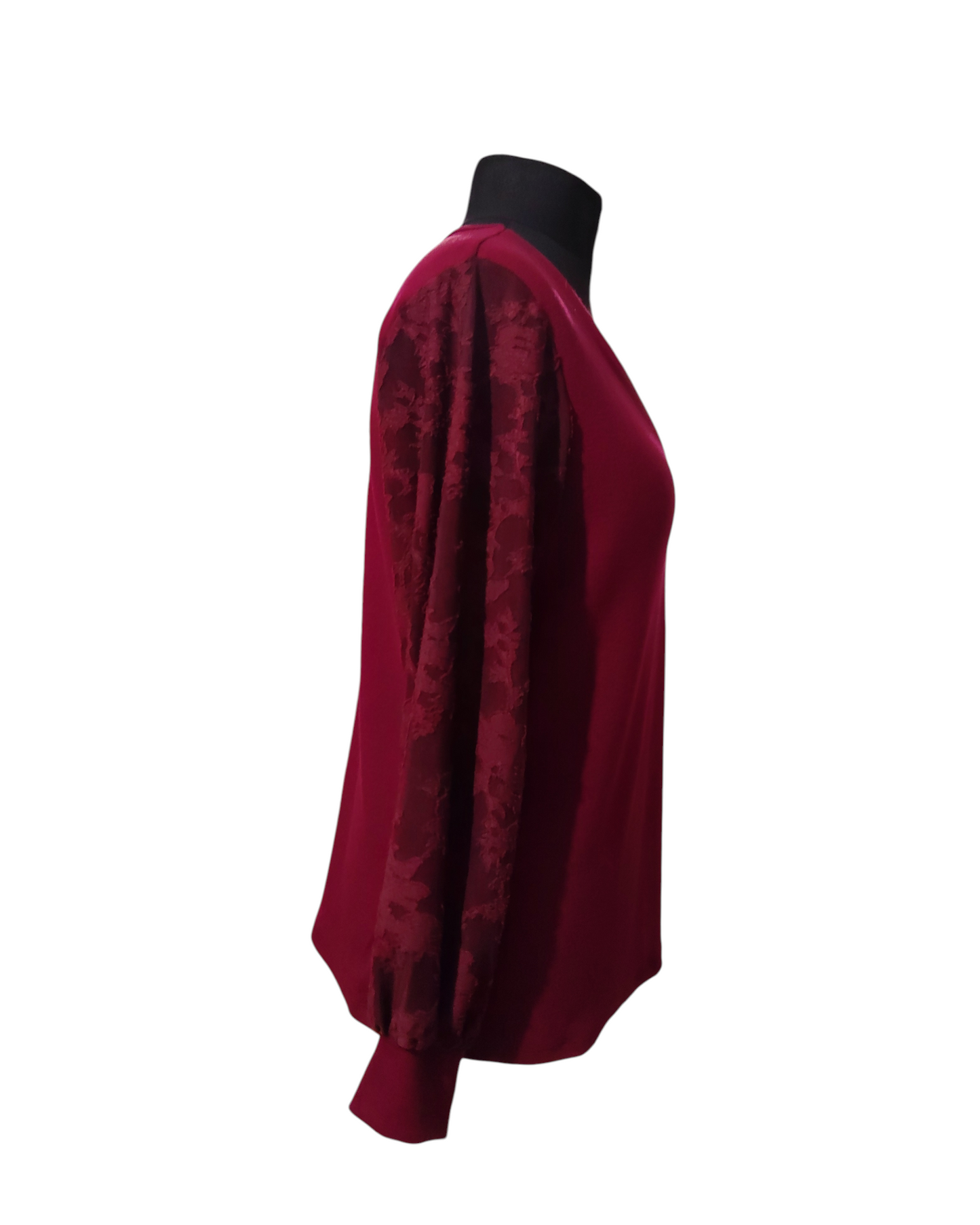 CLOE (pull fin manche dentelle)