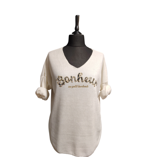 BONHEUR (PULL VELOUR)