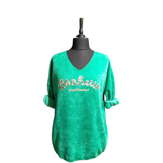 BONHEUR (PULL VELOUR)