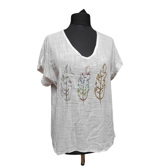 TINO (TOP PLUME DORÉ)