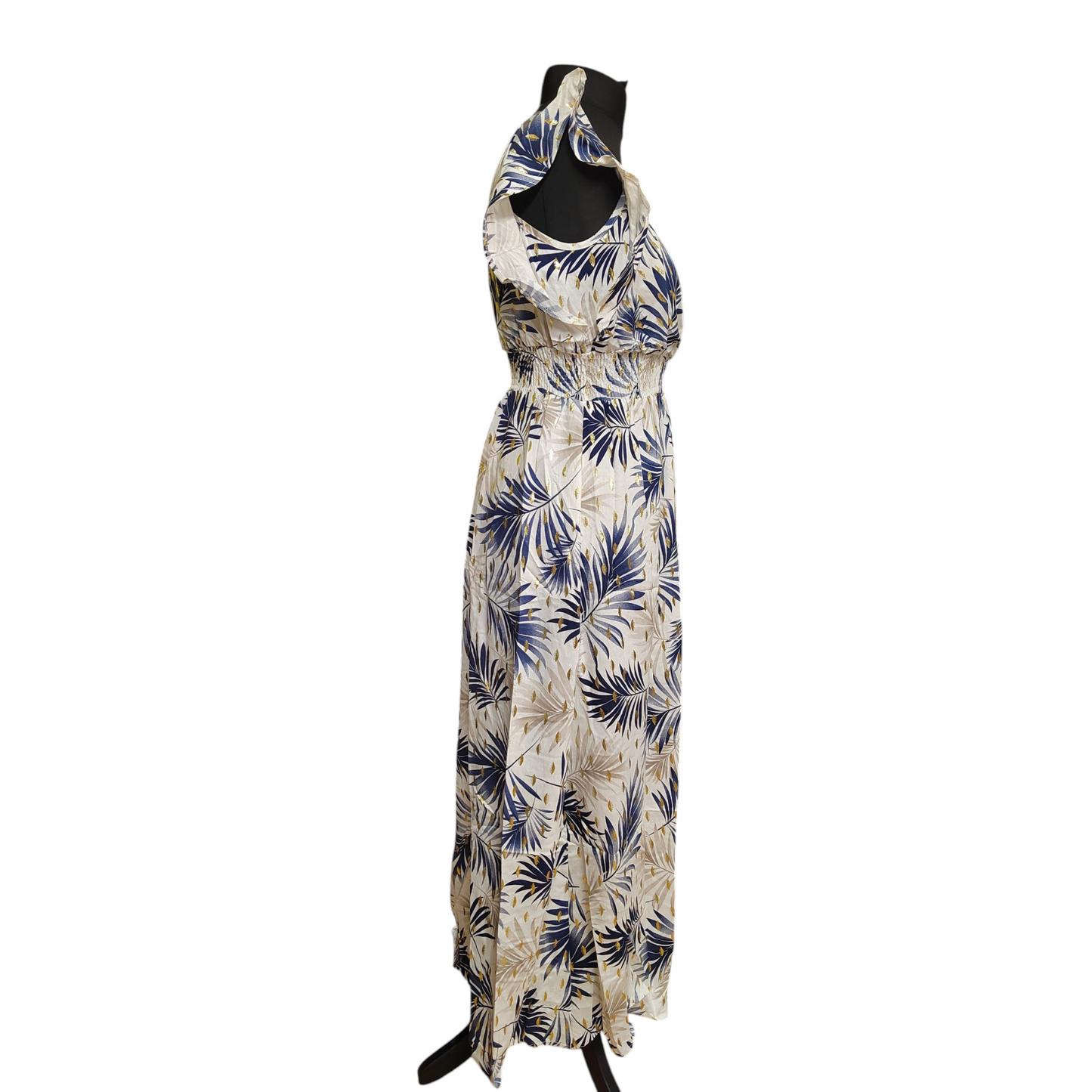 MARGO (ROBE LONGUE MANCHE VOLANT)