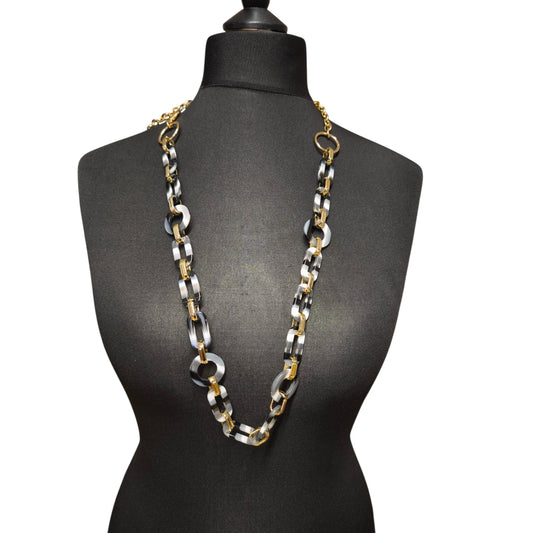 Yvette (collier sautoir/ceinture bijoux)