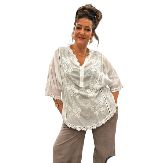 Mathieu ( blouse brodé)