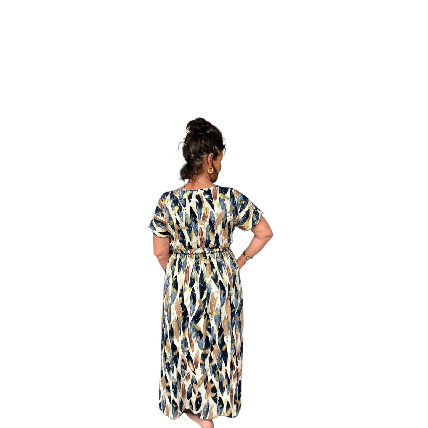 Simone (robe longue magique manches)
