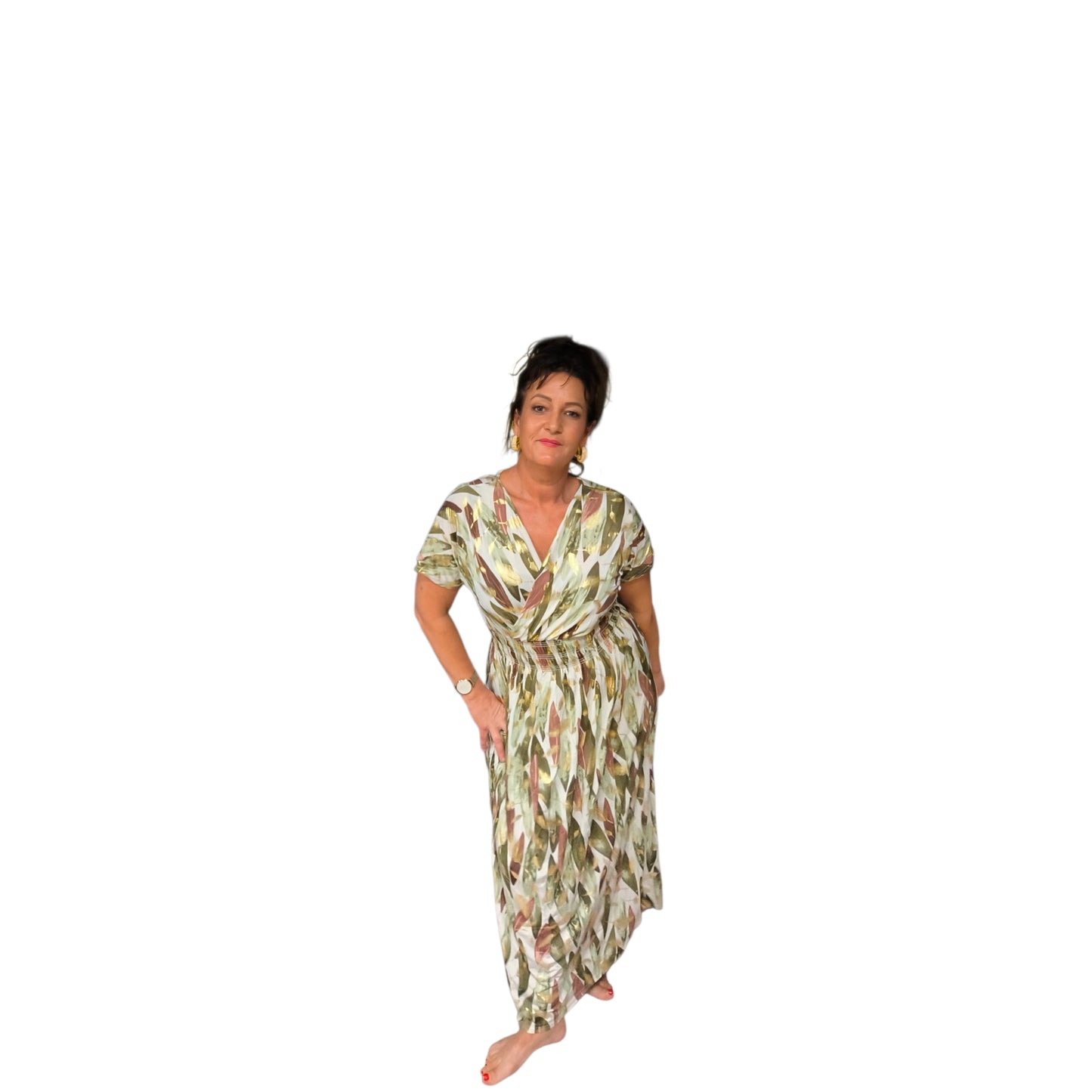 Simone (robe longue magique manches)