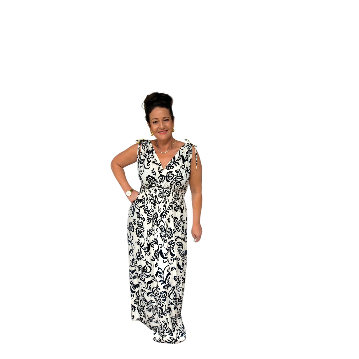 Reine (robe longue magique bretelles)