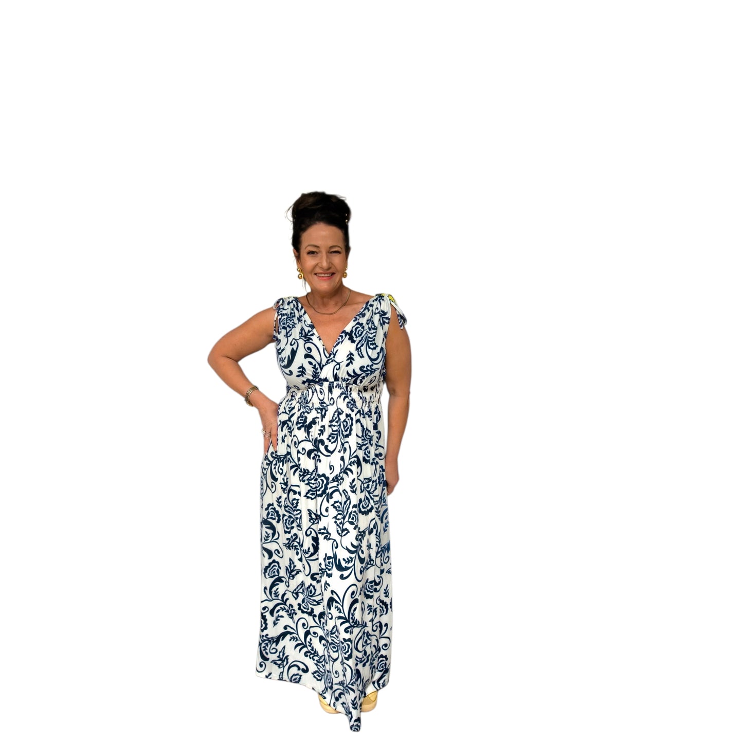 Reine (robe longue magique bretelles)