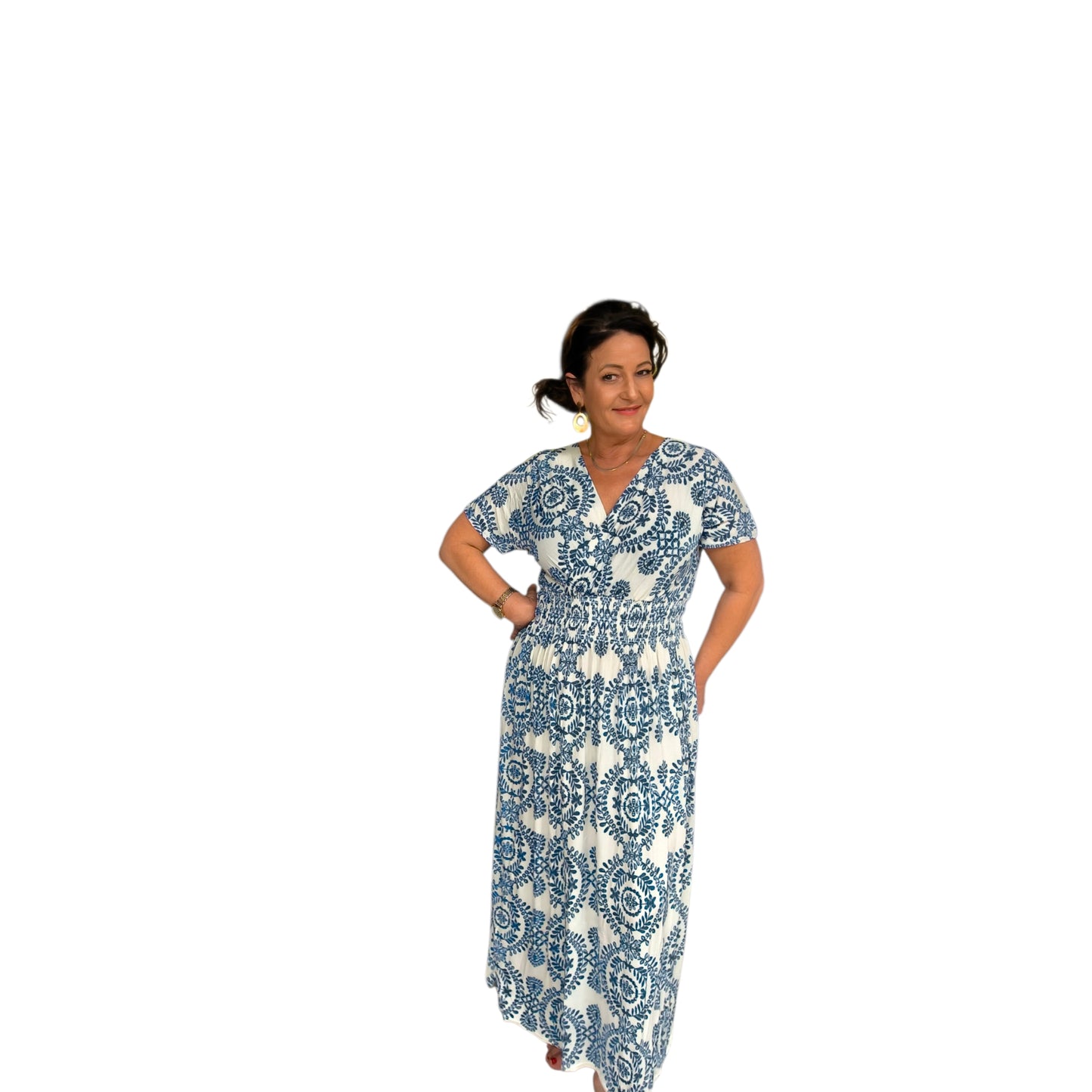 Zazie (robe longue magique manches)