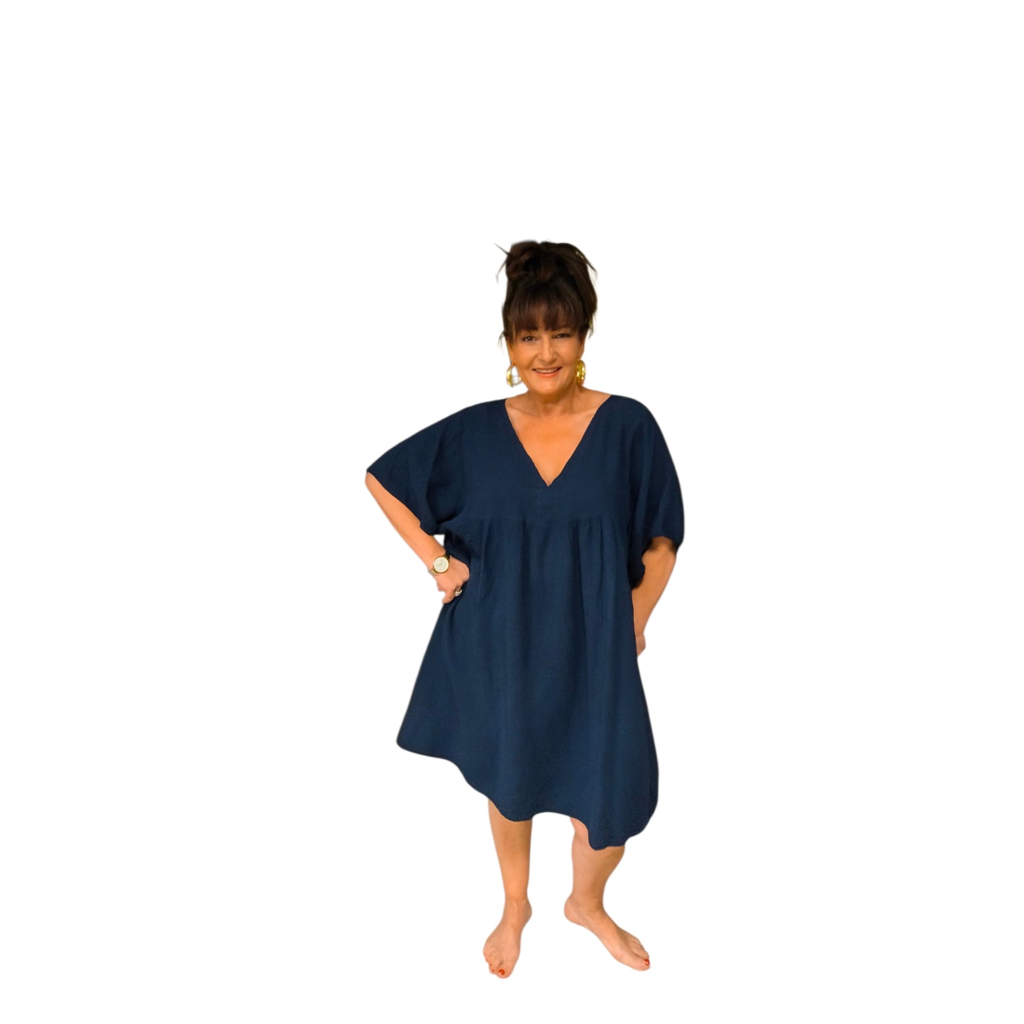 Lili (robe courte gaz de coton)