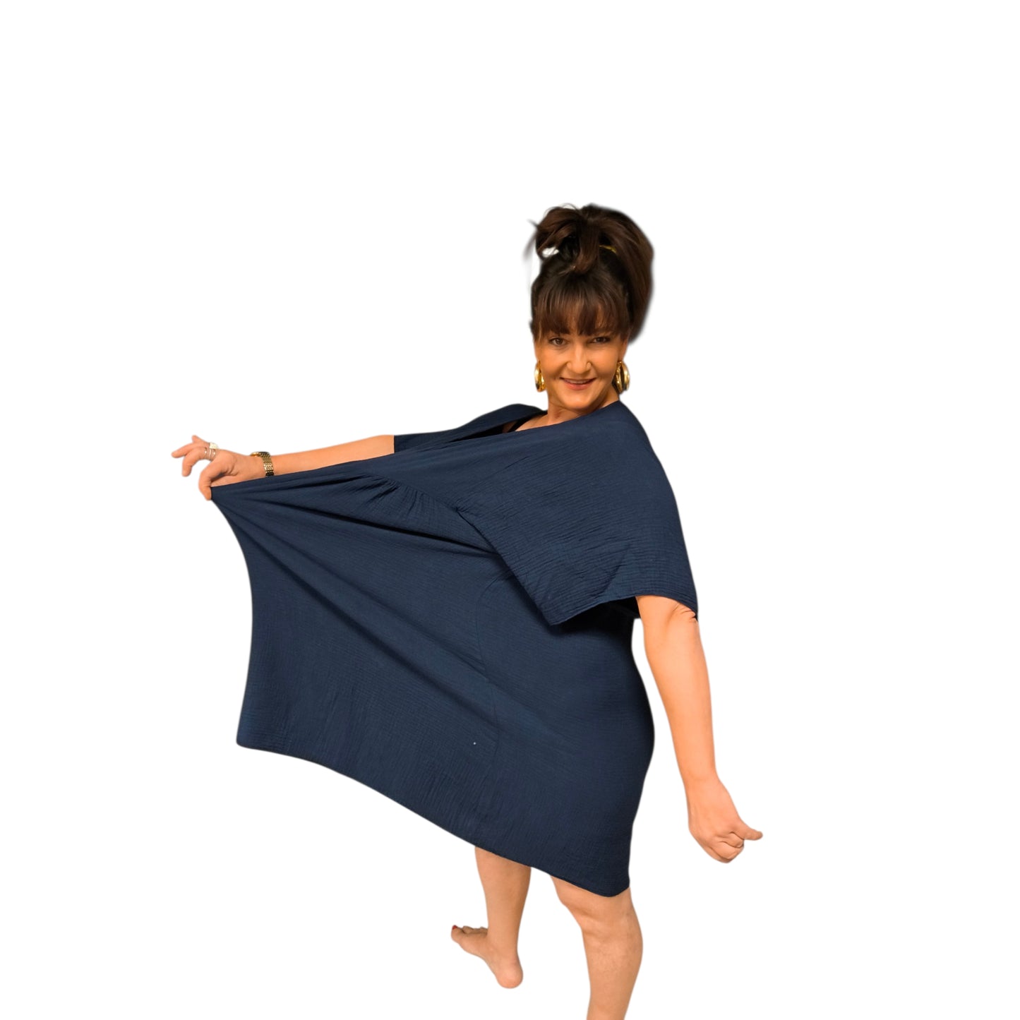 Lili (robe courte gaz de coton)