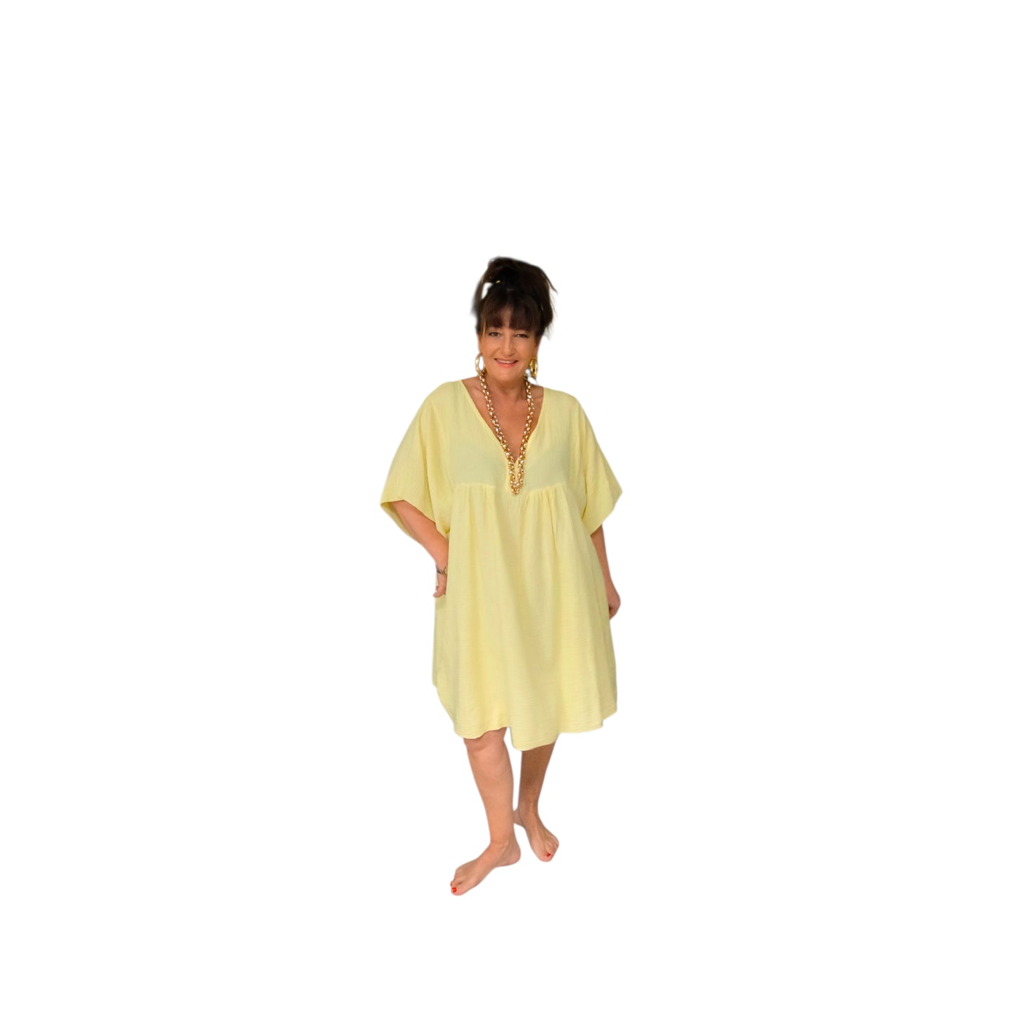Lili (robe courte gaz de coton)