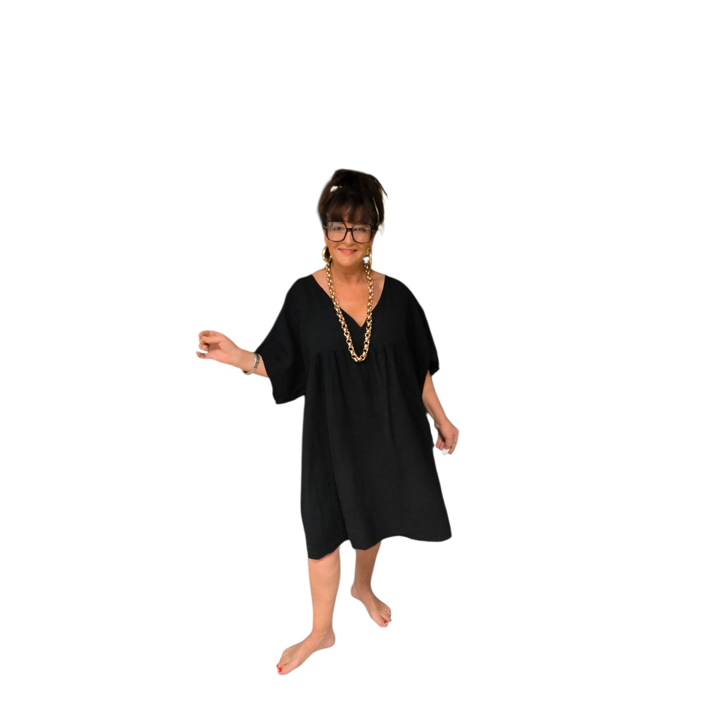 Lili (robe courte gaz de coton)