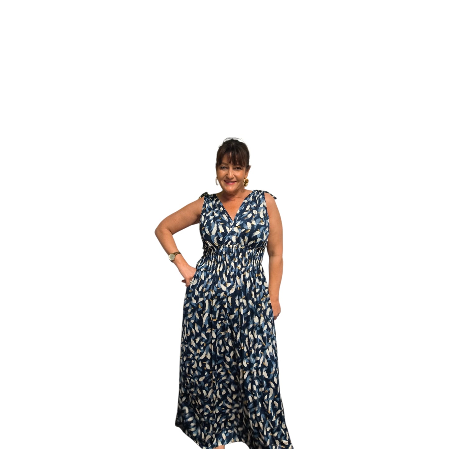 Charlène ( robe longue magique bretelles)