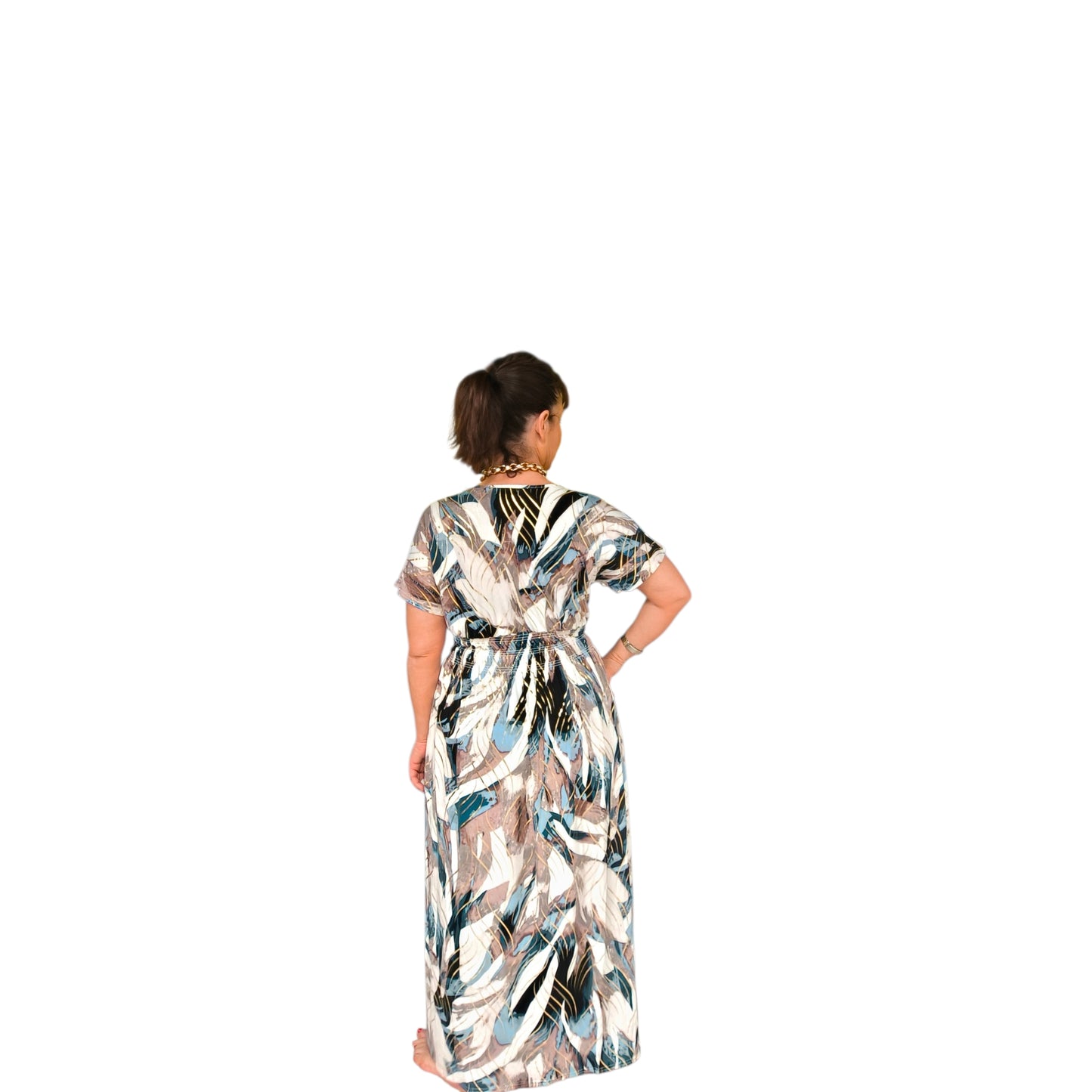 Lina (robe magique longue bout de manche)