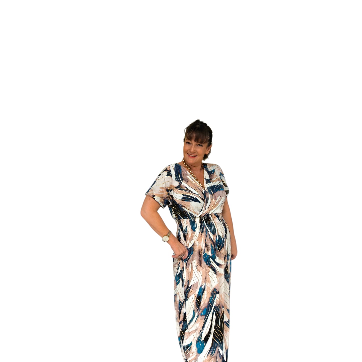 Lina (robe magique longue bout de manche)