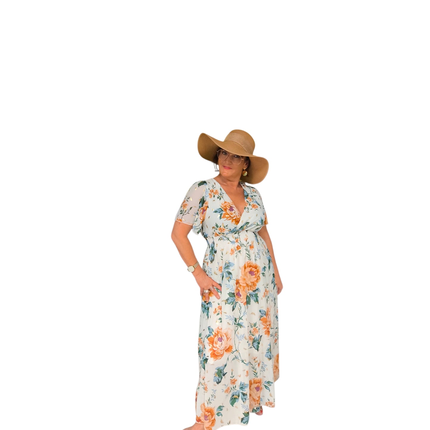Elise (robe longue doublé)