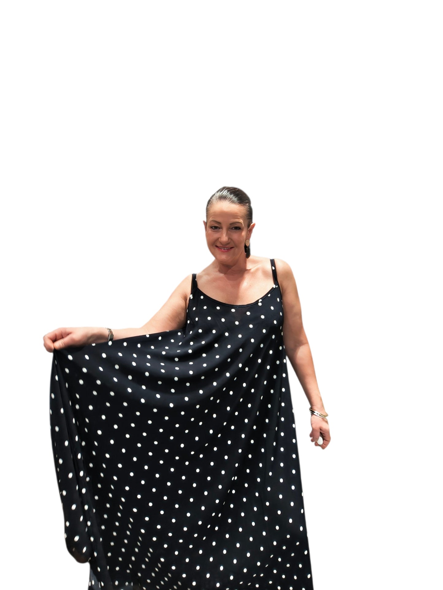 Laurie (robe oversize pois)