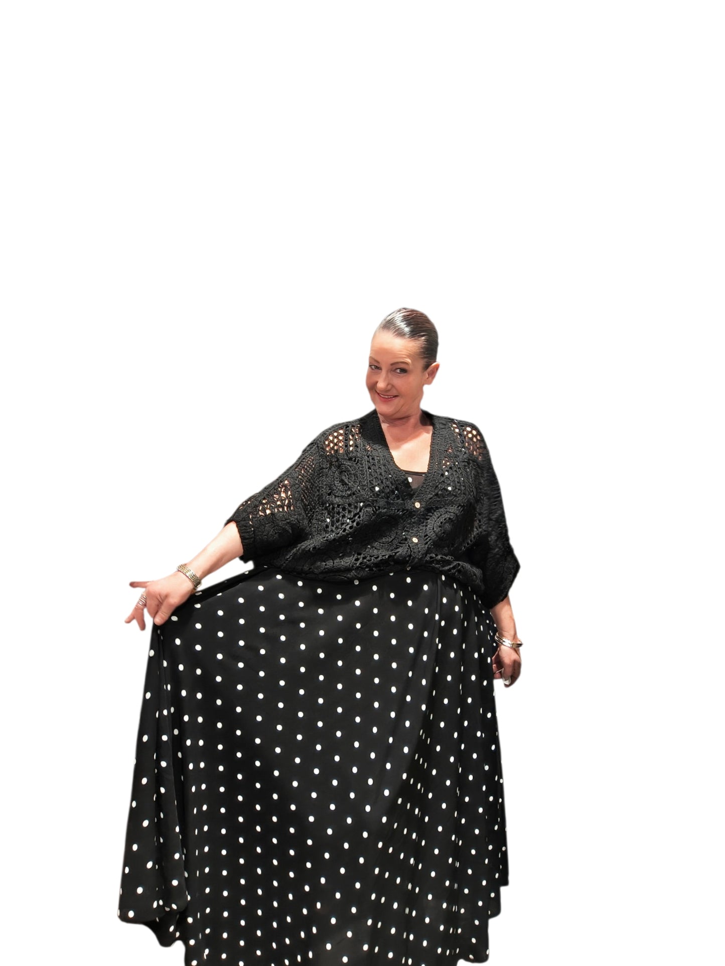 Laurie (robe oversize pois)