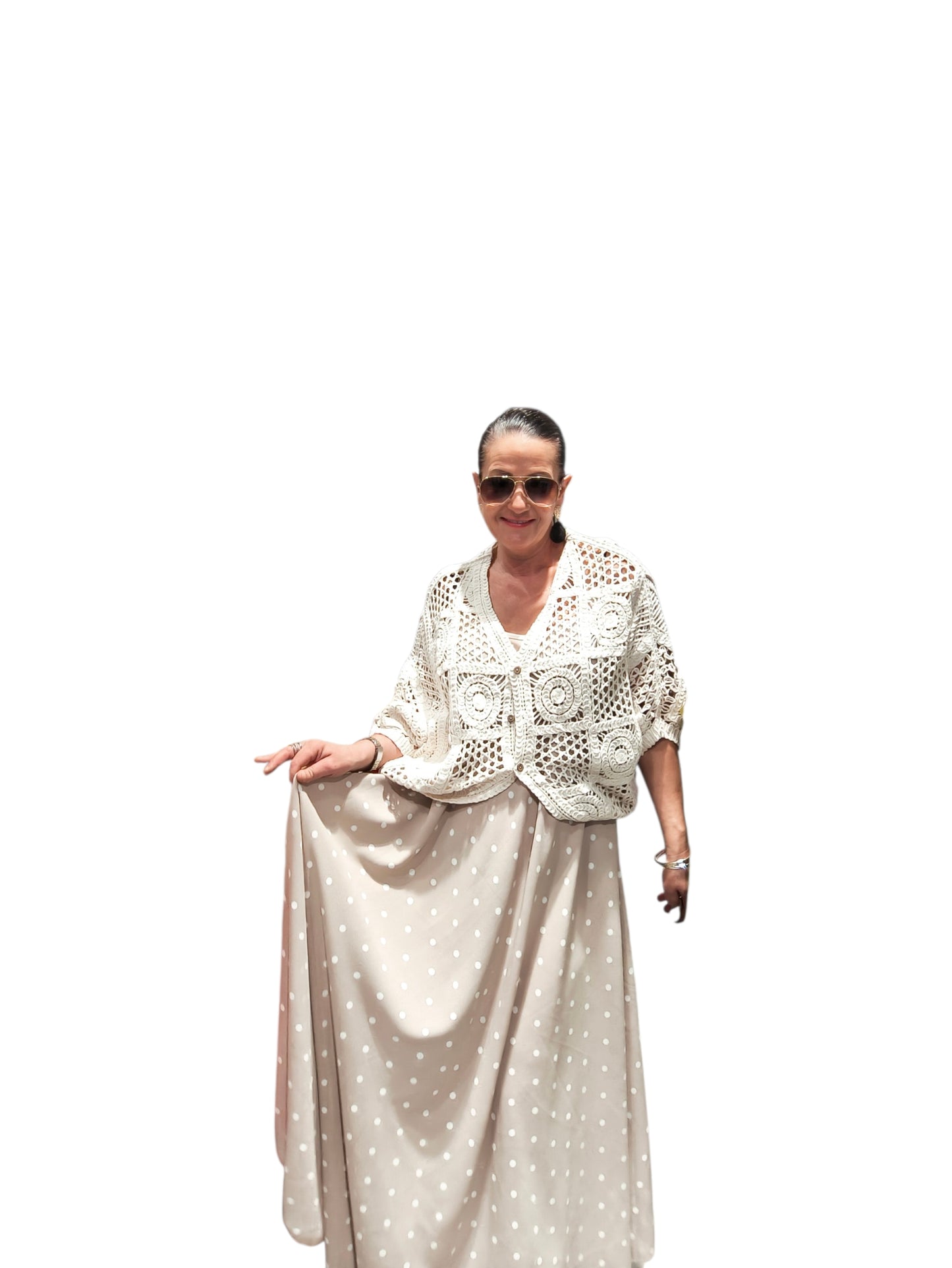 Laurie (robe oversize pois)