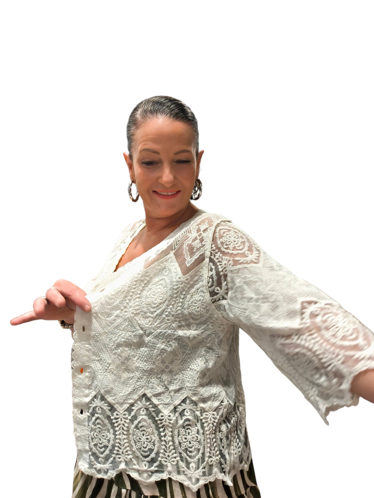 Joanna (gilet) dentelle