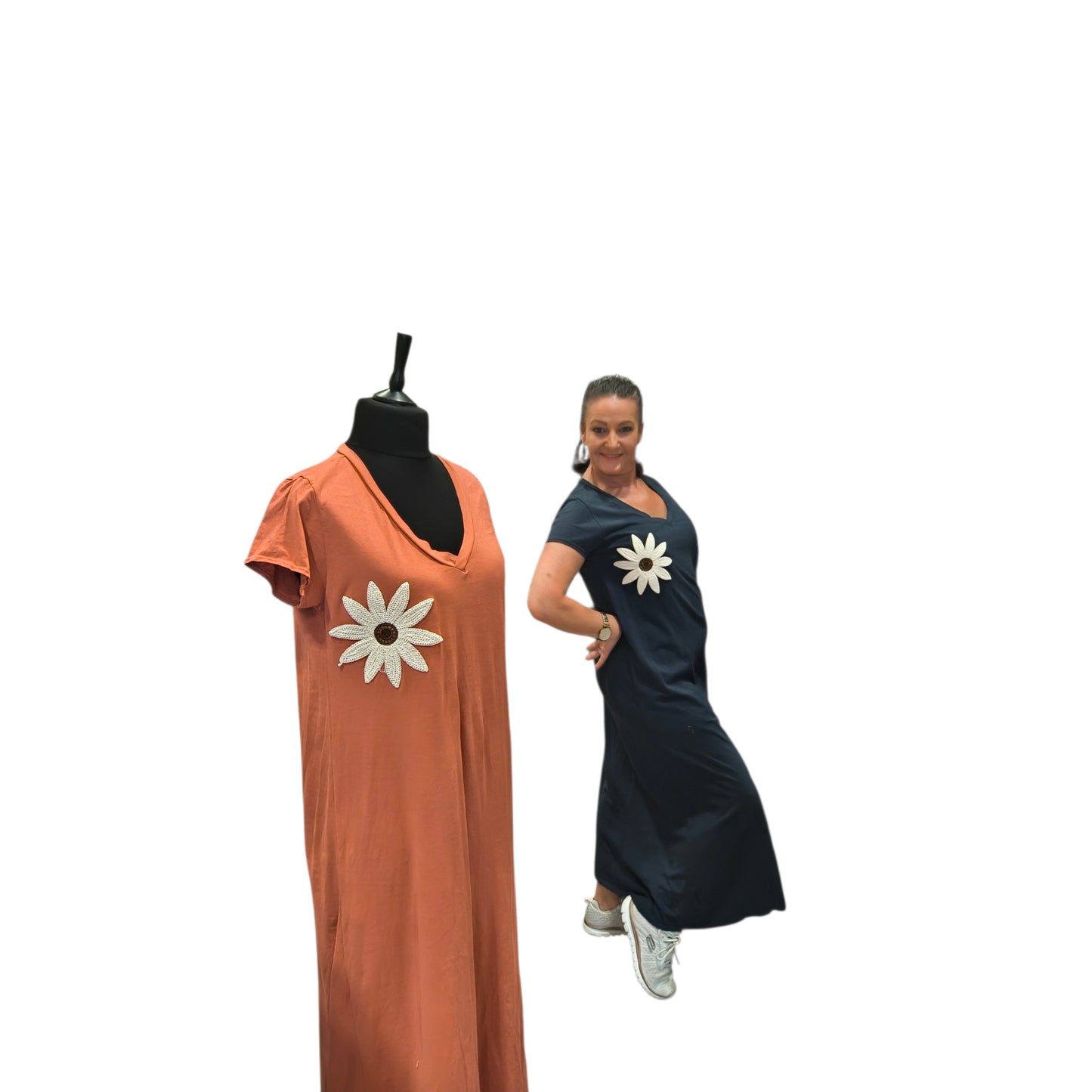 Suzi (robe Tee short longue)