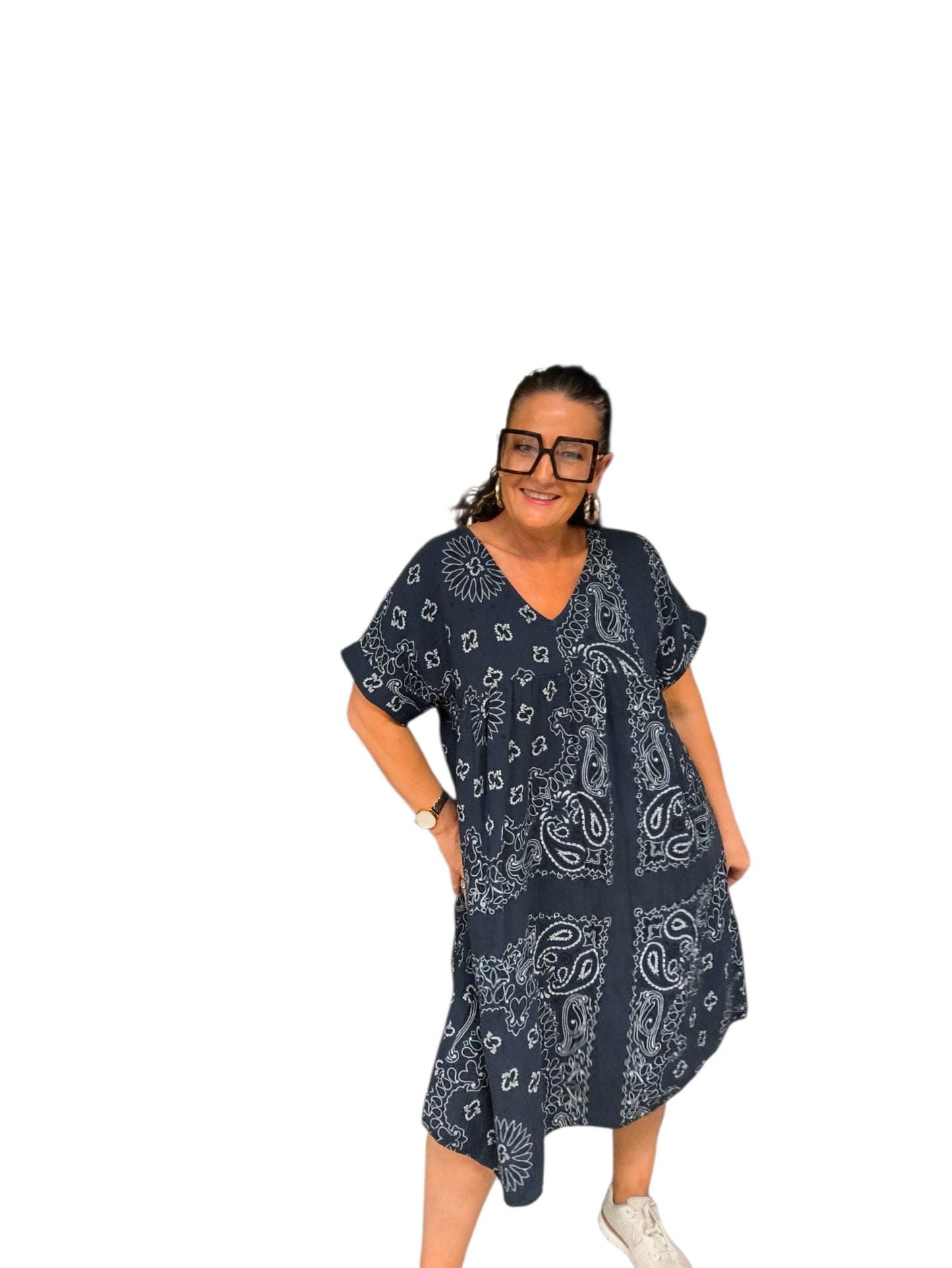 Victoire (robe courte gaz de coton)