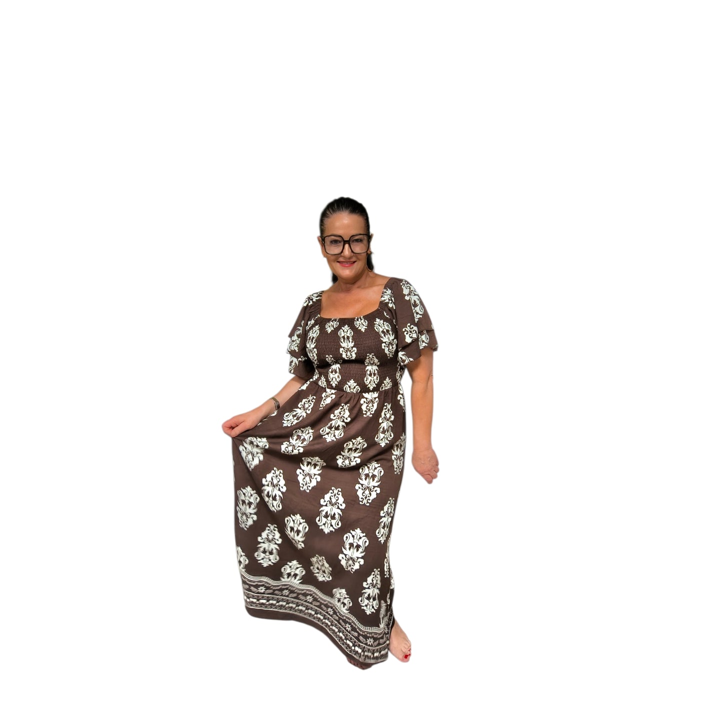 Anette (robe longue smoke)
