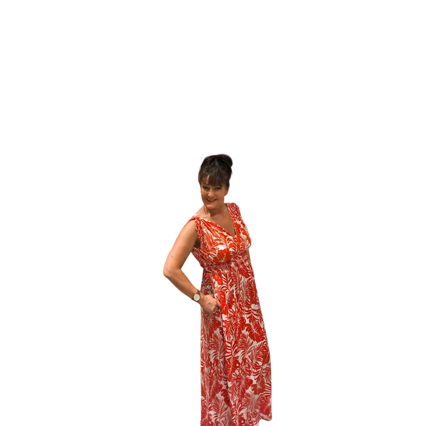 Héléna (robe longue magique bretelles v devant v au dos)