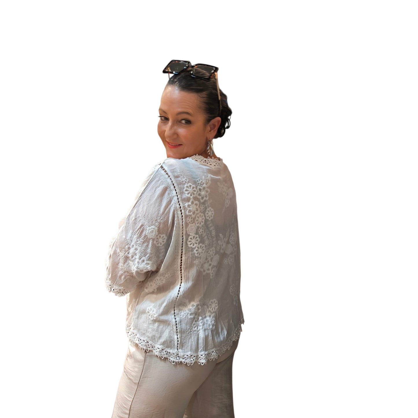 Claudie (blouse brodée)