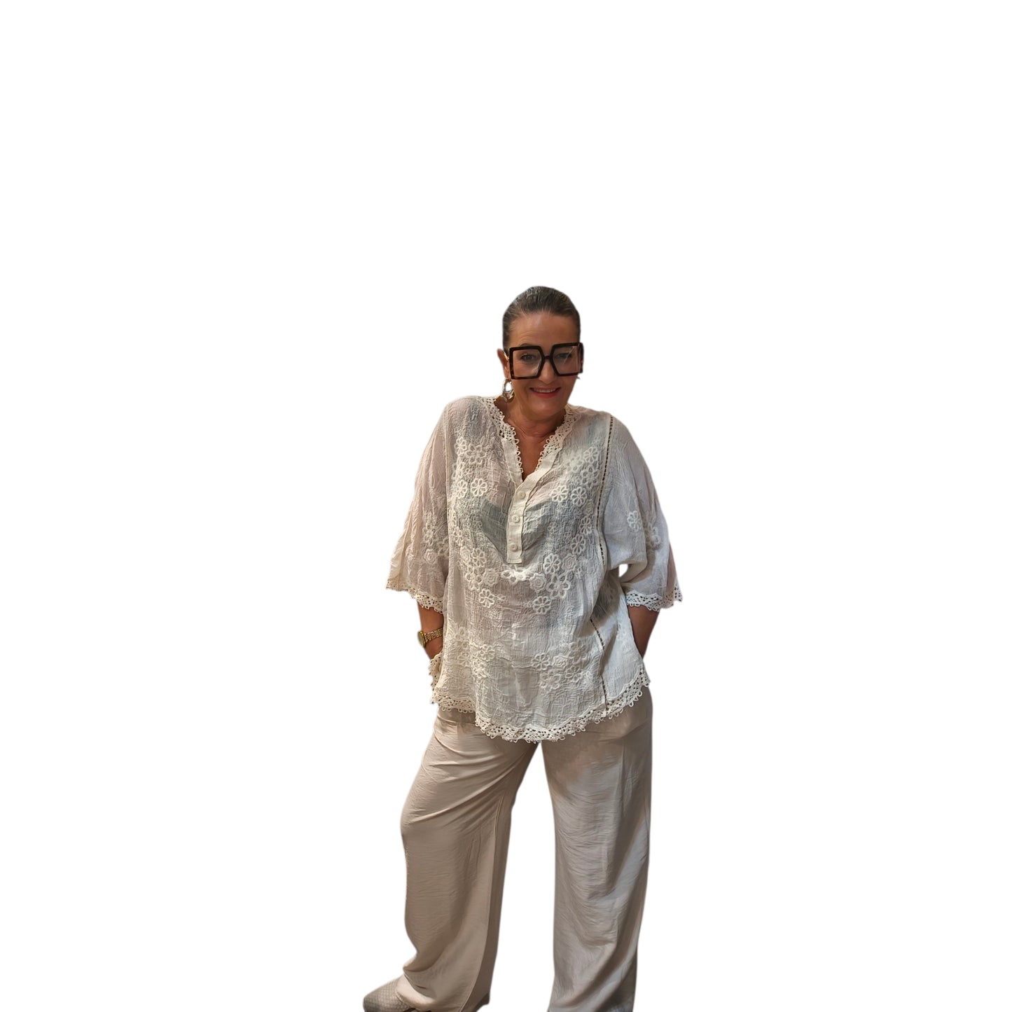 Claudie (blouse brodée)