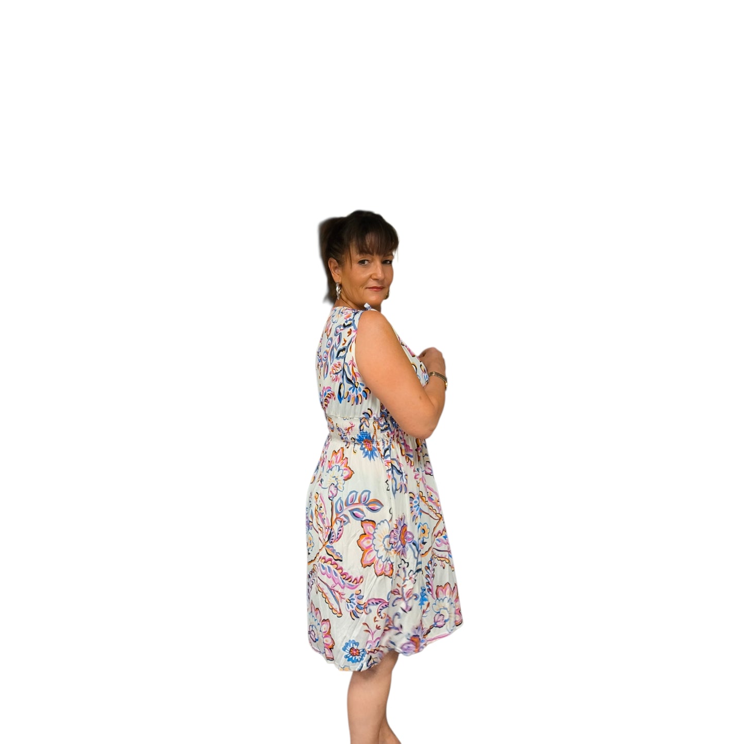 Lilas (robe courte magique bretelles)