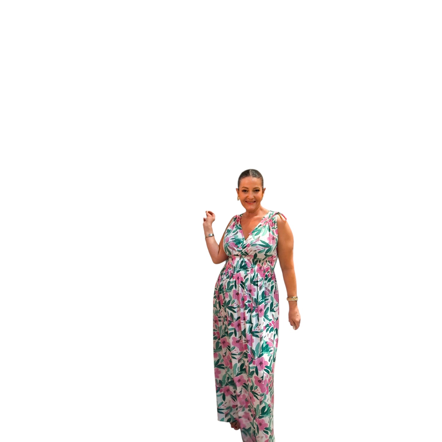 Rosa (robe longue magique bretelles)