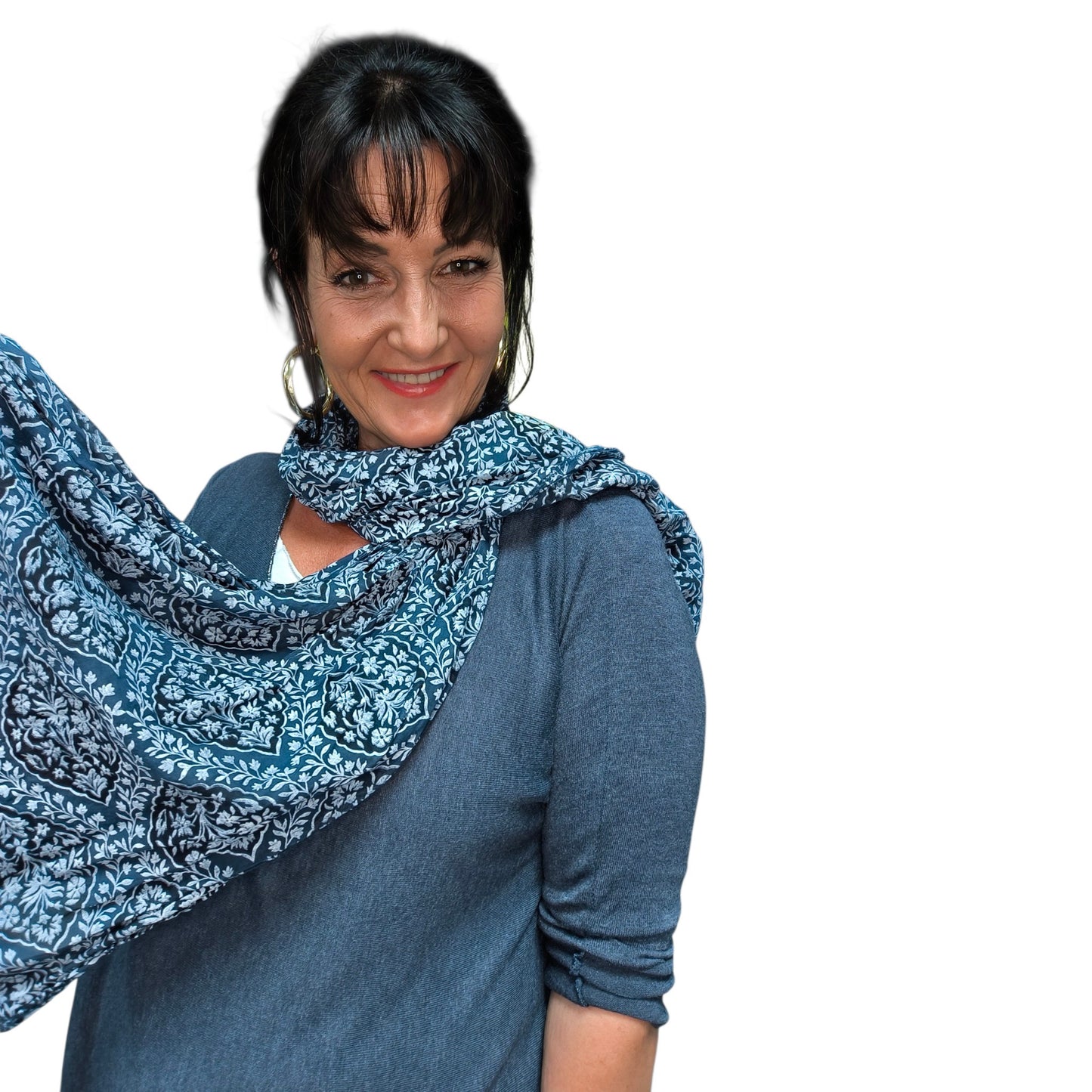 Oliver (pull fin avec débardeur et foulard)