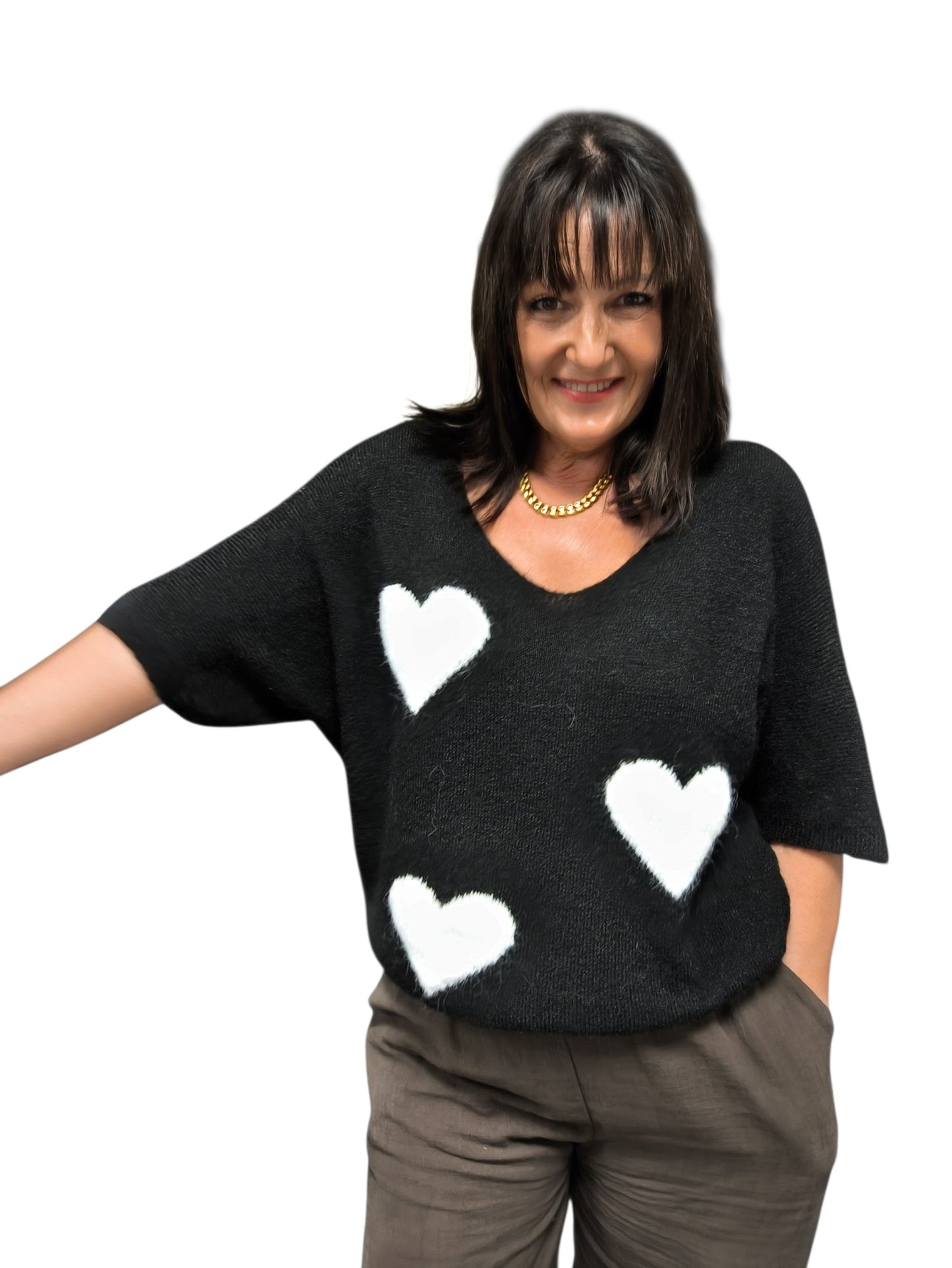 Amour (Pull manche 3/4)