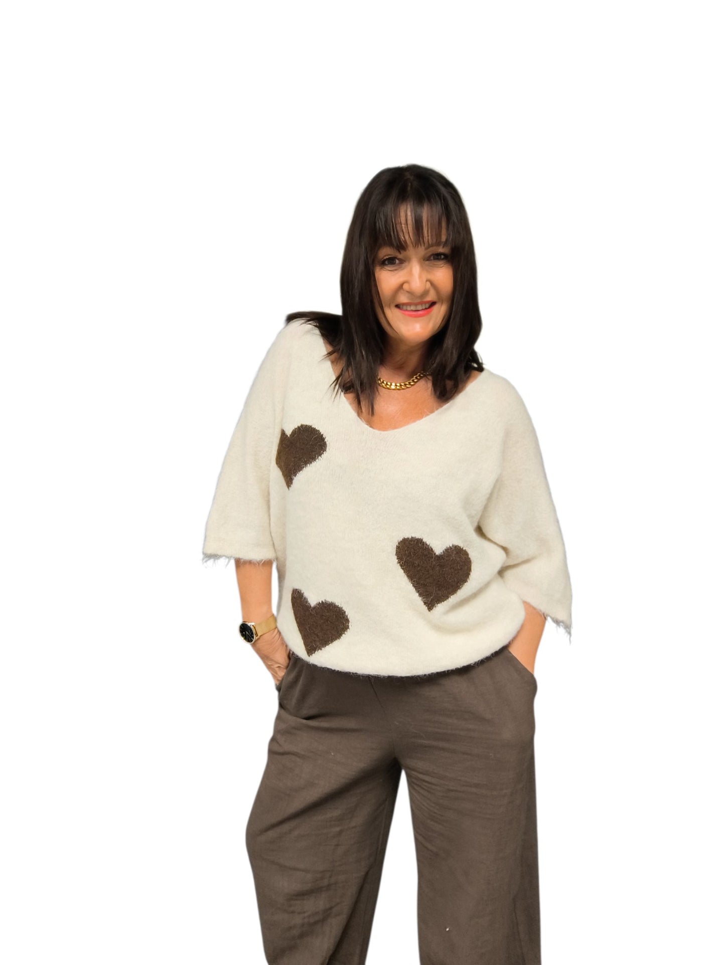 Amour (Pull manche 3/4)
