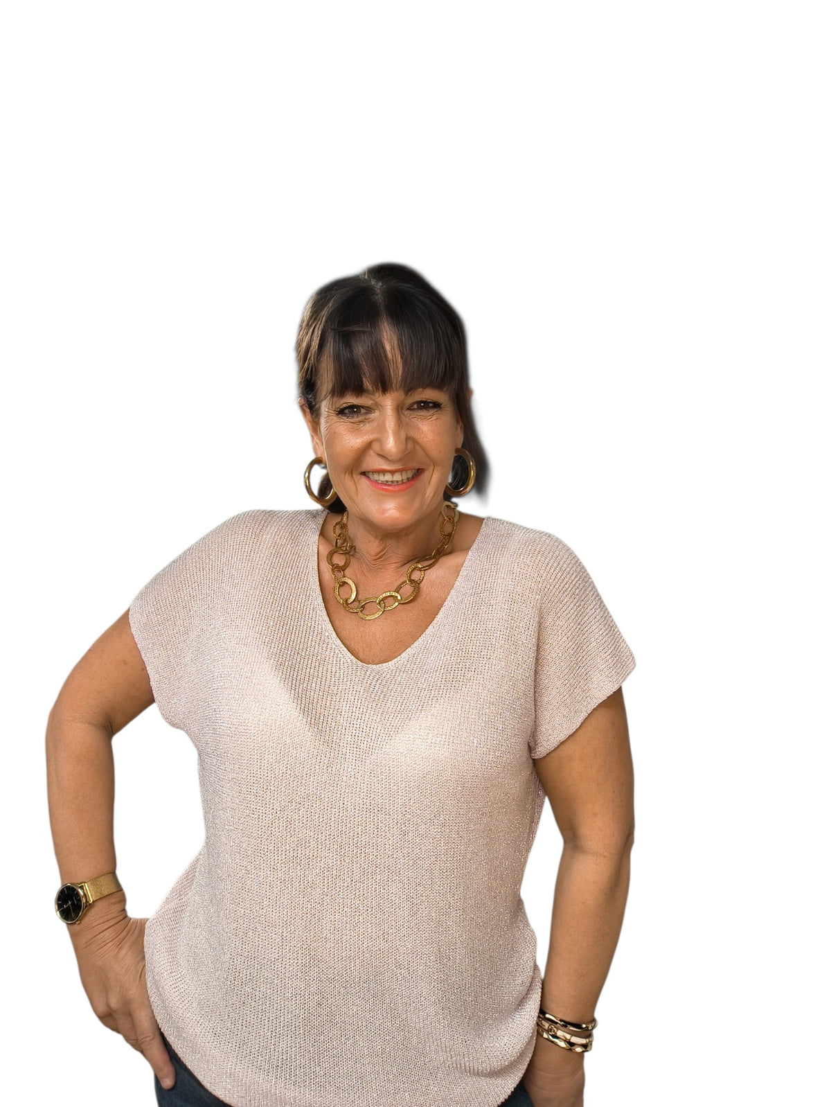 Carla (top paillettes)
