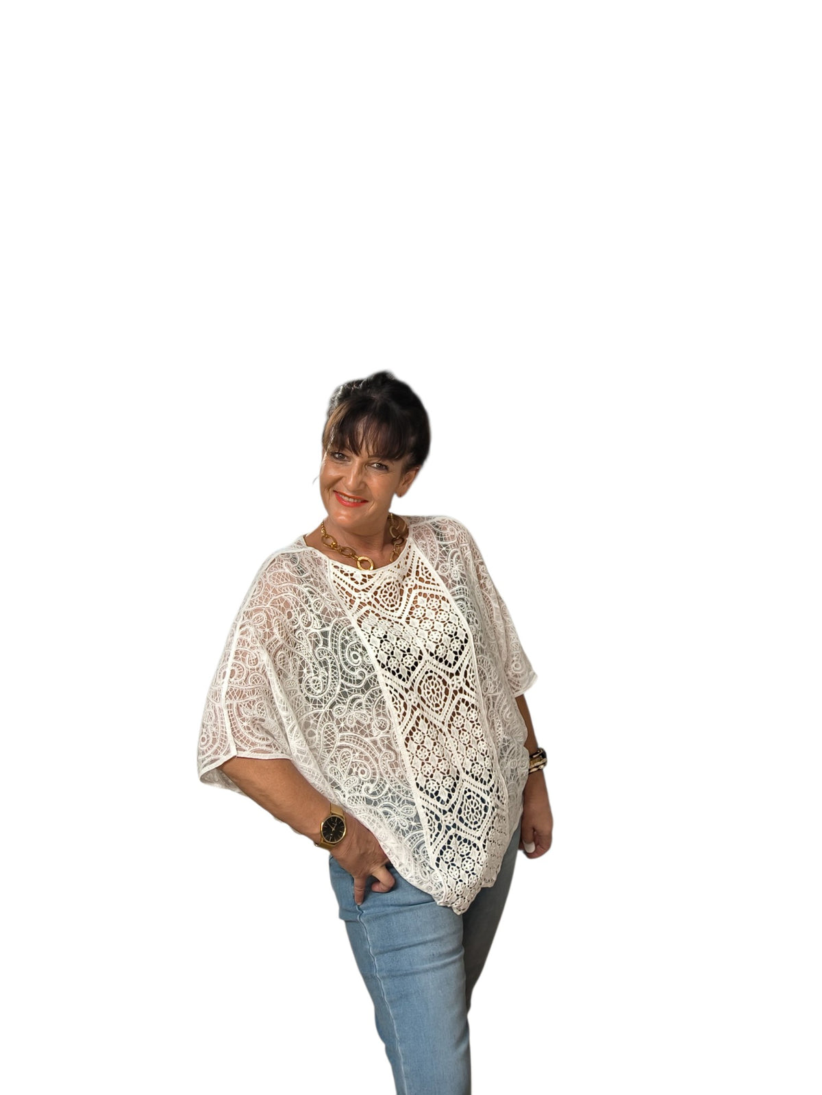 Nolan (Pull fin crochet)