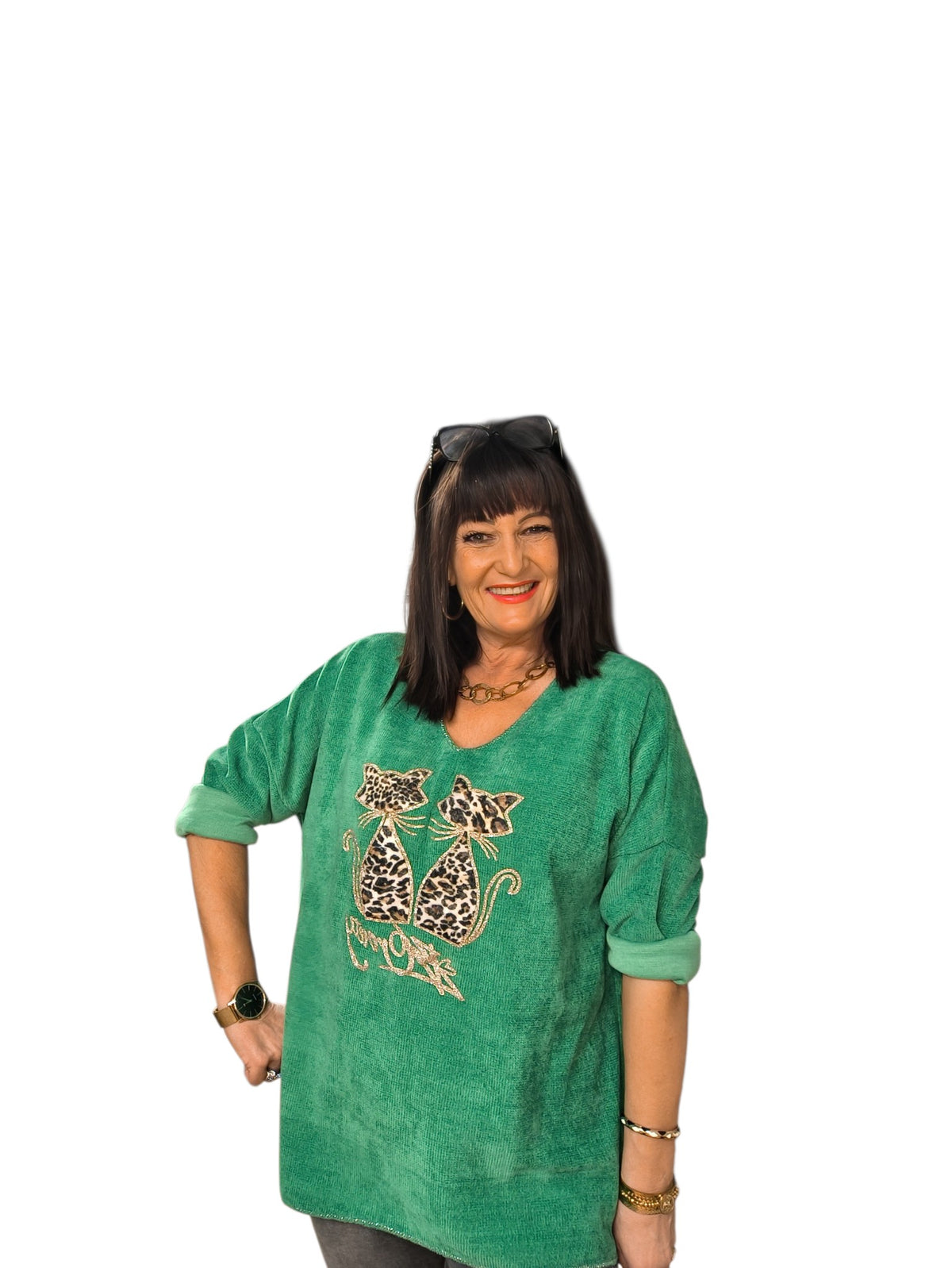 Minouche ( Pull velour)