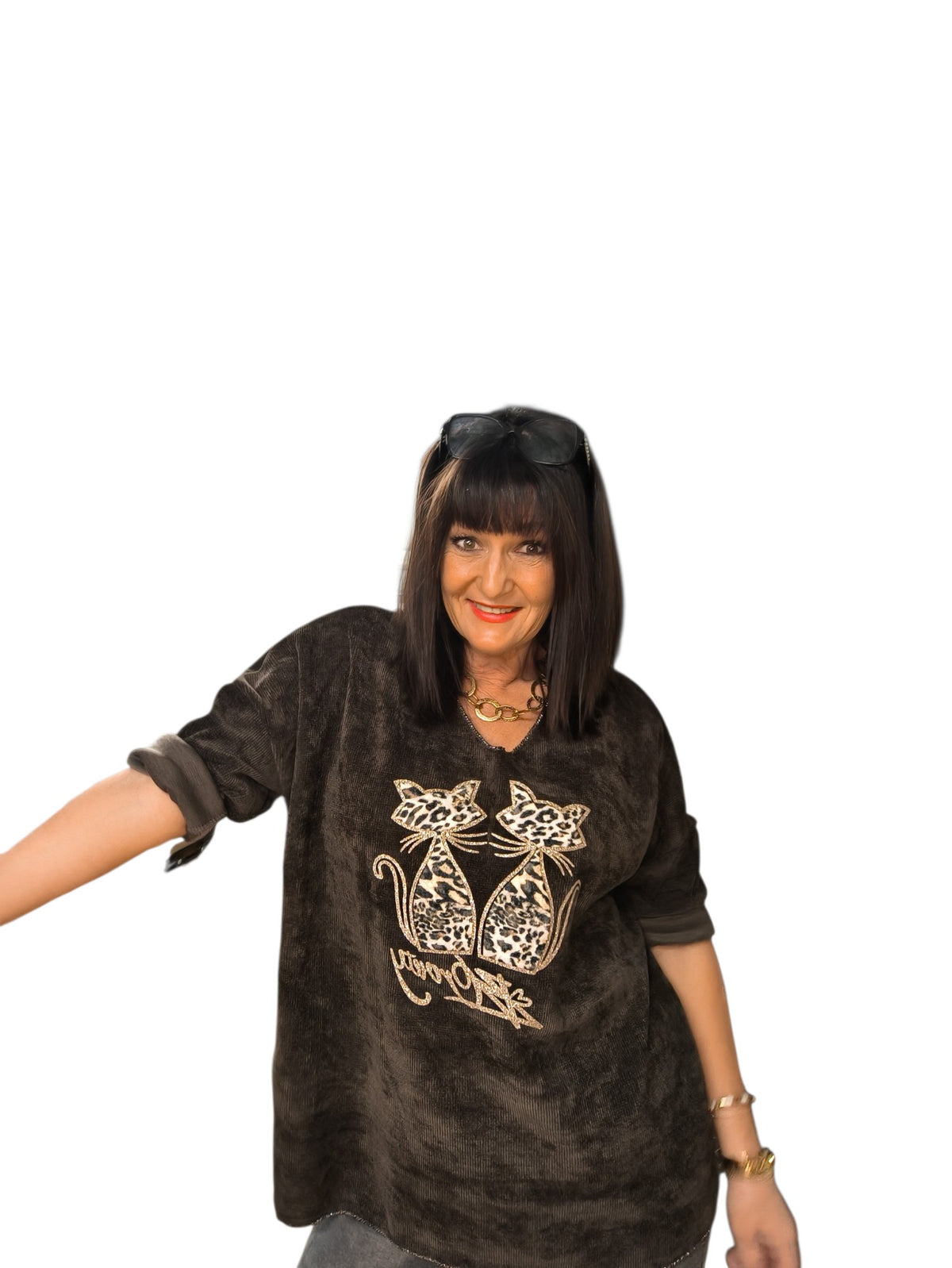 Minouche ( Pull velour)