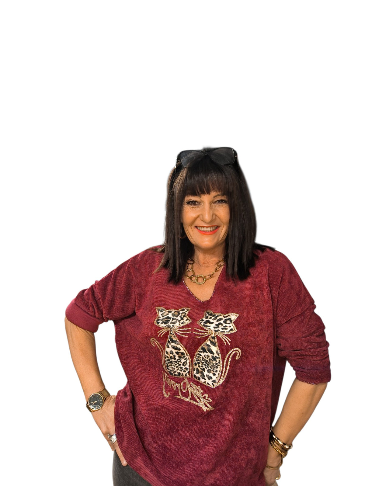 Minouche ( Pull velour)