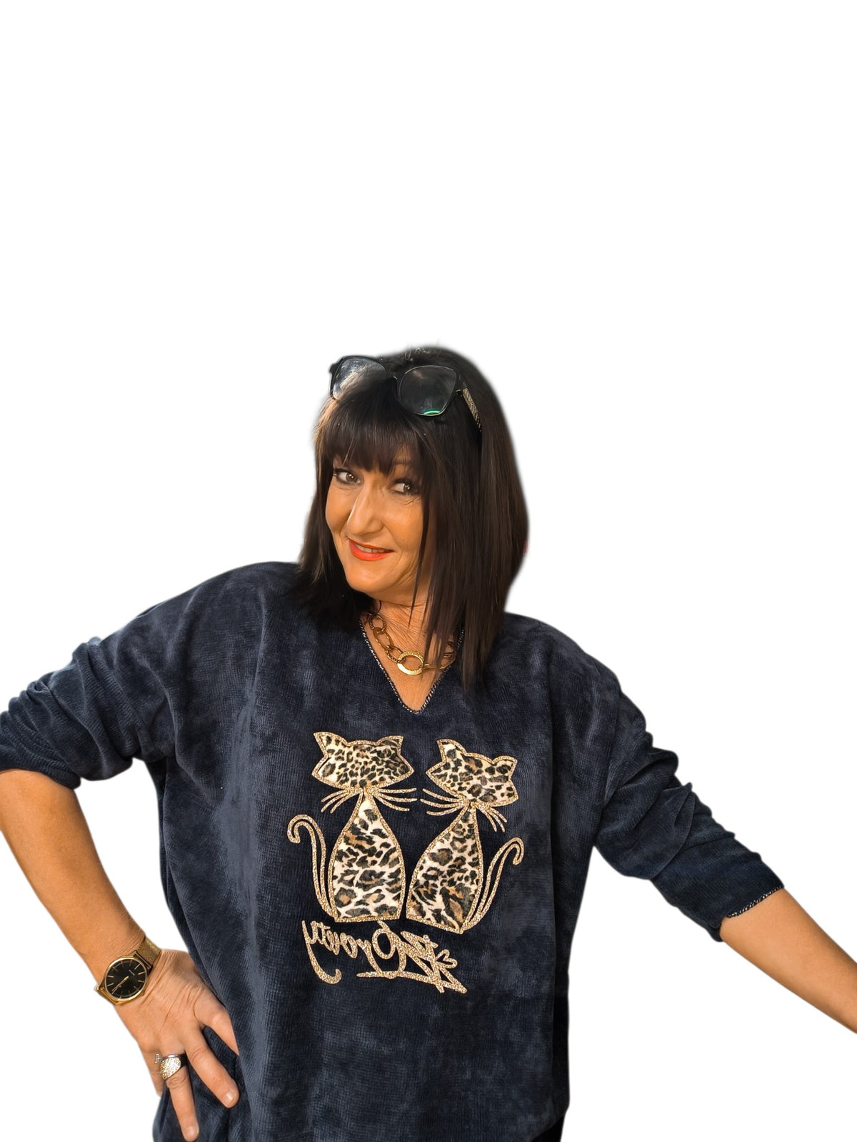 Minouche ( Pull velour)