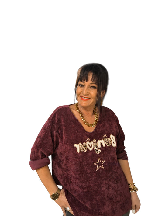 Bonjour (Pull velour)