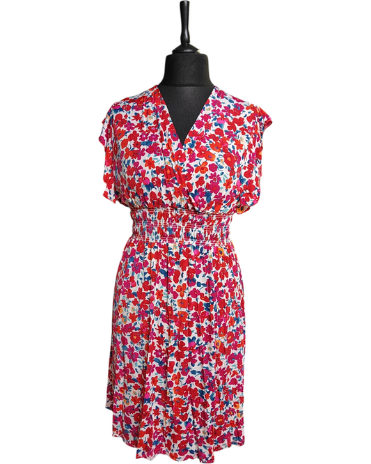 MAYA (robe magique) manche volant courte