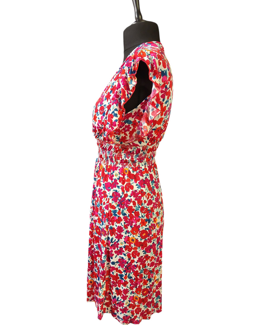MAYA (robe magique) manche volant courte