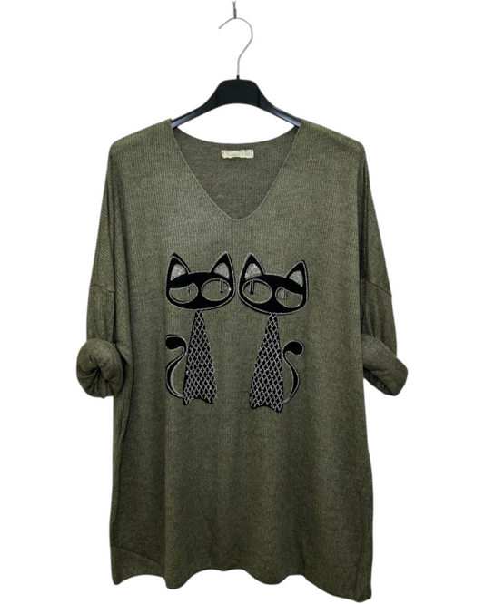 MINOUCHE (pull fin)